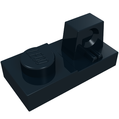 Part 30383 - Hinge Plate 1 x 2 Locking with 1 Finger on Top - De BrickPlaats