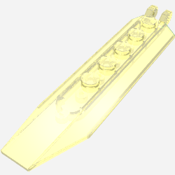 Part 30407 - Hinge Plate 1 x 8 with Angled Side Extensions, 9 Teeth and Rounded Plate Underside - De BrickPlaats