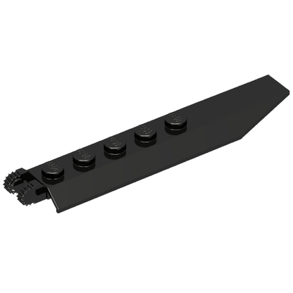 Part 30407 - Hinge Plate 1 x 8 with Angled Side Extensions, 9 Teeth and Rounded Plate Underside - De BrickPlaats