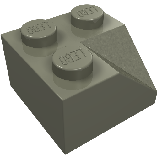 Part 3046 - Slope 45 2 x 2 Double Concave - De BrickPlaats