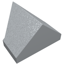 Part 3049b - Slope 45 2 x 1 Double / Inverted - without Bottom Tube or Bottom Stud Holder - De BrickPlaats