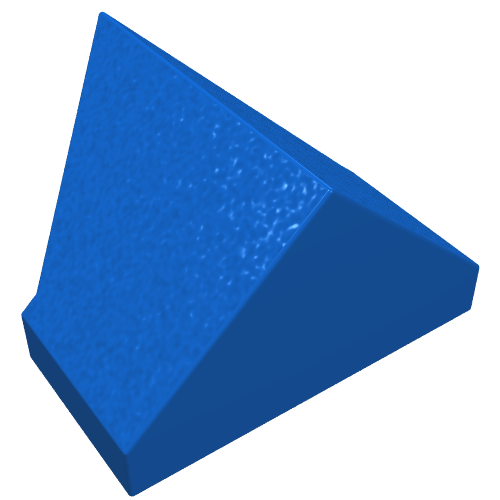 Part 3049c - Slope 45 2 x 1 Double / Inverted with Bottom Stud Holder - De BrickPlaats