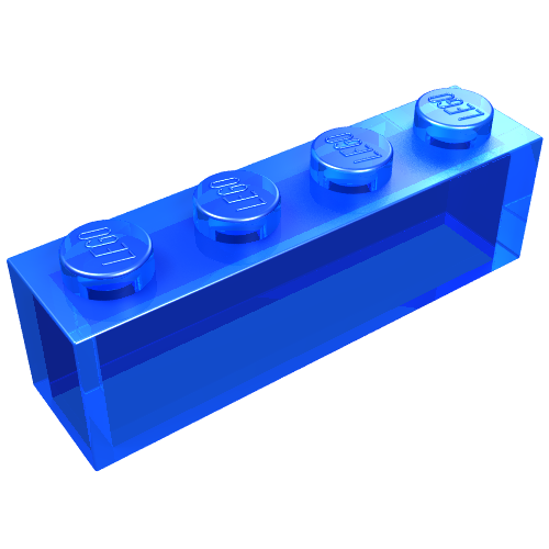 Part 3066 - Brick 1 x 4 without Bottom Tubes - De BrickPlaats