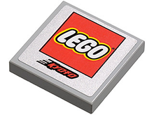 Part 3068pb0301 - Tile 2 x 2 with Lego Logo and Red 'Kyoto' Pattern (Sticker) - Set 8120 - De BrickPlaats