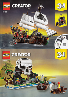 Instruction 31109 - Pirate Ship - De BrickPlaats