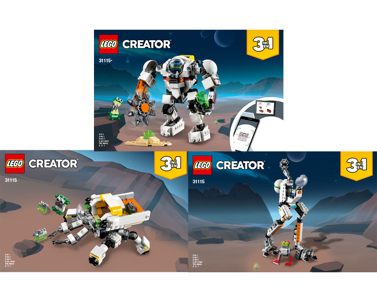 Instruction 31115 - Space Mining Mech - De BrickPlaats