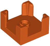 Part 3131 - Container, Box 2 x 2 x 1 Half with Stud and 4 Corner Supports - De BrickPlaats