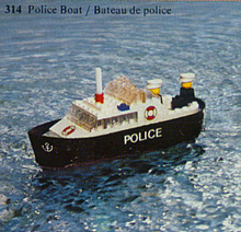 Set 314 - Police Boat - De BrickPlaats