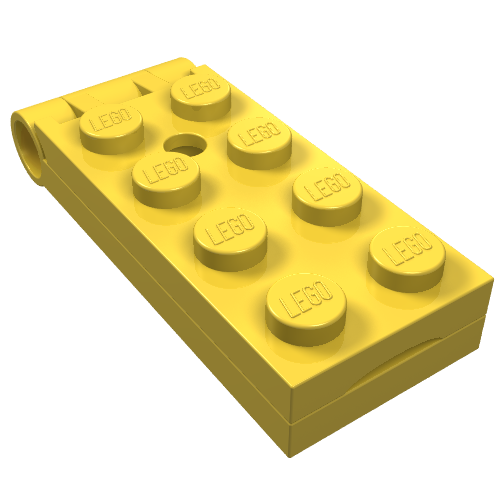 Part 3149c01 - Hinge Plate 2 x 4 - De BrickPlaats