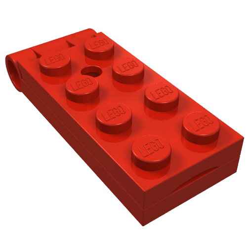 Part 3149c01 - Hinge Plate 2 x 4 - De BrickPlaats
