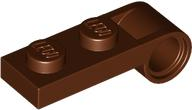 Part 3172 - Plate, Modified 1 x 2 with Pin Hole on End - De BrickPlaats