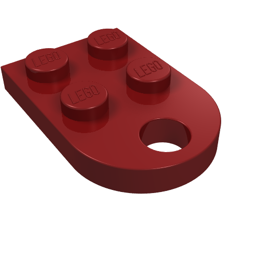 Part 3176 - Plate, Modified 2 x 3 with Hole - De BrickPlaats