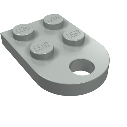 Part 3176 - Plate, Modified 2 x 3 with Hole - De BrickPlaats