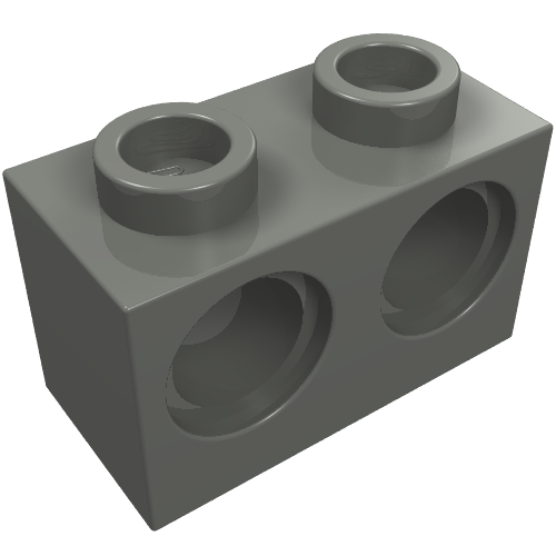 Part 32000 - Technic, Brick 1 x 2 with Holes - De BrickPlaats