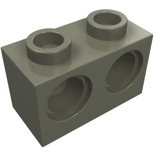 Part 32000 - Technic, Brick 1 x 2 with Holes - De BrickPlaats
