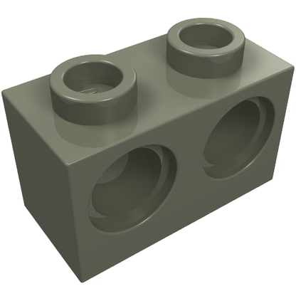Part 32000 - Technic, Brick 1 x 2 with Holes - De BrickPlaats