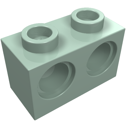 Part 32000 - Technic, Brick 1 x 2 with Holes - De BrickPlaats