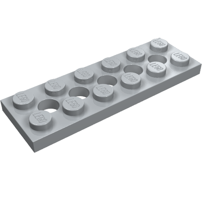 Part 32001 - Technic, Plate 2 x 6 with 5 Holes - De BrickPlaats