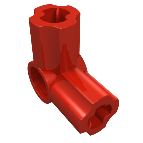 Part 32014 - Technic, Axle and Pin Connector Angled #6 - 90 degrees - De BrickPlaats