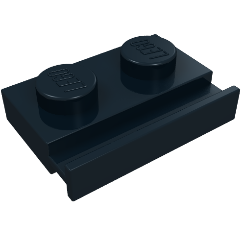 Part 32028 - Plate, Modified 1 x 2 with Door Rail - De BrickPlaats
