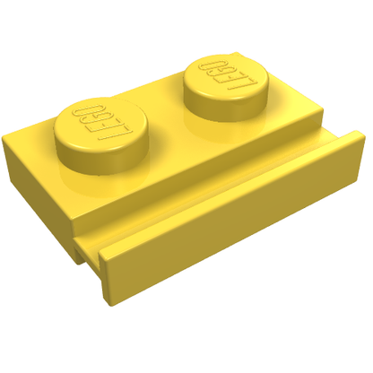 Part 32028 - Plate, Modified 1 x 2 with Door Rail - De BrickPlaats