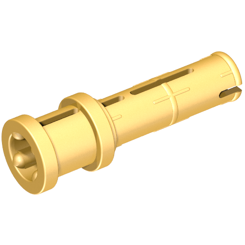 Part 32054 - Technic, Pin 3L with Friction Ridges and Stop Bush - De BrickPlaats