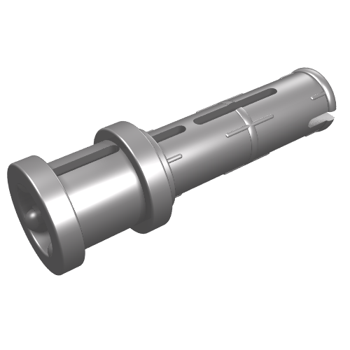Part 32054 - Technic, Pin 3L with Friction Ridges and Stop Bush - De BrickPlaats