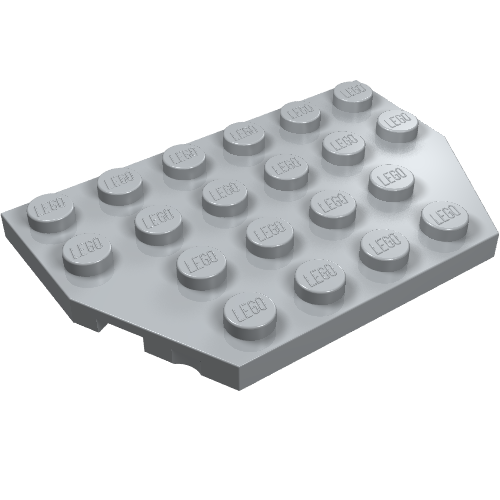 Part 32059 - Wedge, Plate 4 x 6 Cut Corners - De BrickPlaats