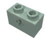 Part 32064 - Technic, Brick 1 x 2 with Axle Hole - De BrickPlaats