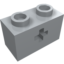 Part 32064a - Technic, Brick 1 x 2 with Axle Hole and Inside Side Supports - De BrickPlaats