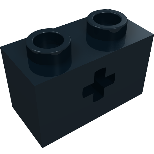 Part 32064a - Technic, Brick 1 x 2 with Axle Hole and Inside Side Supports - De BrickPlaats