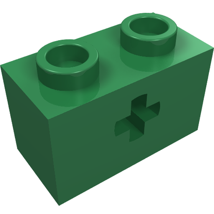 Part 32064a - Technic, Brick 1 x 2 with Axle Hole and Inside Side Supports - De BrickPlaats