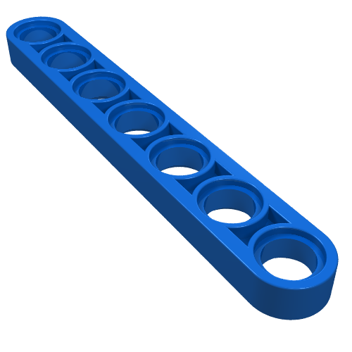 Part 32065 - Technic, Liftarm Thin 1 x 7 - De BrickPlaats