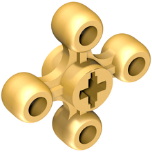 Part 32072 - Technic Knob Cog / Gear / Wheel with Axle Hole (+ Orientation) - De BrickPlaats