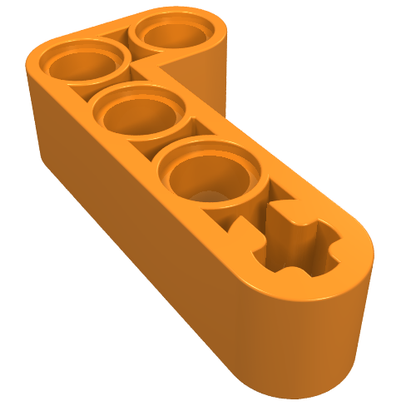 Part 32140 - Technic, Liftarm, Modified Bent Thick L-Shape 2 x 4 - De BrickPlaats