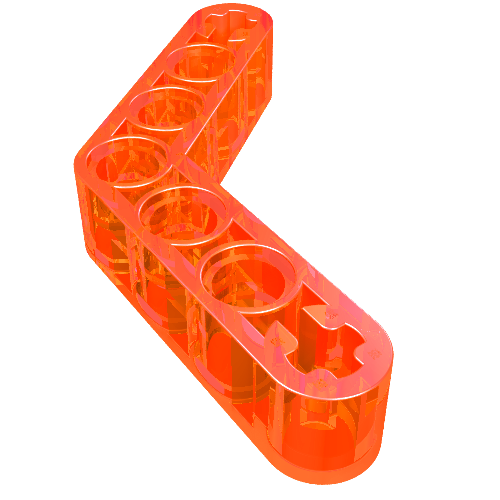 Part 32348 - Technic, Liftarm, Modified Bent Thick 1 x 7 (4 - 4) - De BrickPlaats