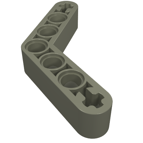 Part 32348 - Technic, Liftarm, Modified Bent Thick 1 x 7 (4 - 4) - De BrickPlaats