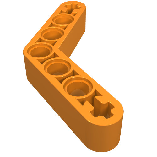 Part 32348 - Technic, Liftarm, Modified Bent Thick 1 x 7 (4 - 4) - De BrickPlaats