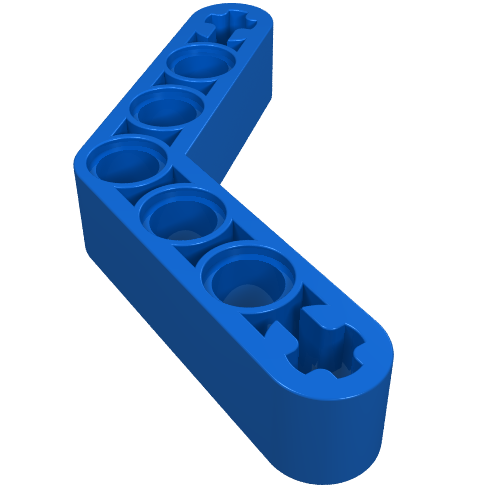 Part 32348 - Technic, Liftarm, Modified Bent Thick 1 x 7 (4 - 4) - De BrickPlaats