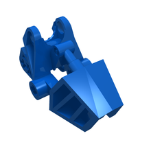 Part 32475 - Bionicle Foot with Ball Joint Socket 3 x 6 x 2 1/3, Rounded Tops - De BrickPlaats