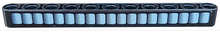 Part 32525pb006 - Technic, Liftarm Thick 1 x 11 with Sand Blue Grille Pattern (Sticker) - Set 42002 - De BrickPlaats