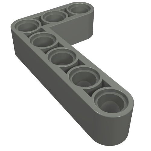 Part 32526 - Technic, Liftarm, Modified Bent Thick L-Shape 3 x 5 - De BrickPlaats