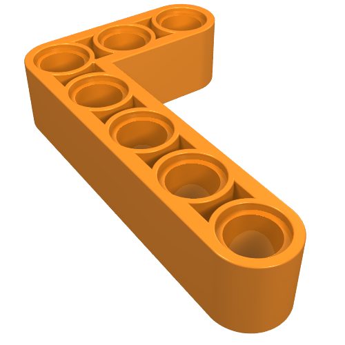 Part 32526 - Technic, Liftarm, Modified Bent Thick L-Shape 3 x 5 - De BrickPlaats