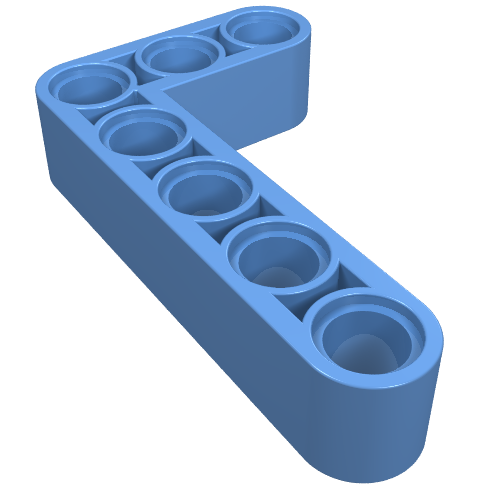 Part 32526 - Technic, Liftarm, Modified Bent Thick L-Shape 3 x 5 - De BrickPlaats