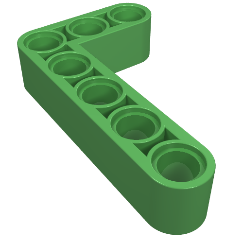 Part 32526 - Technic, Liftarm, Modified Bent Thick L-Shape 3 x 5 - De BrickPlaats
