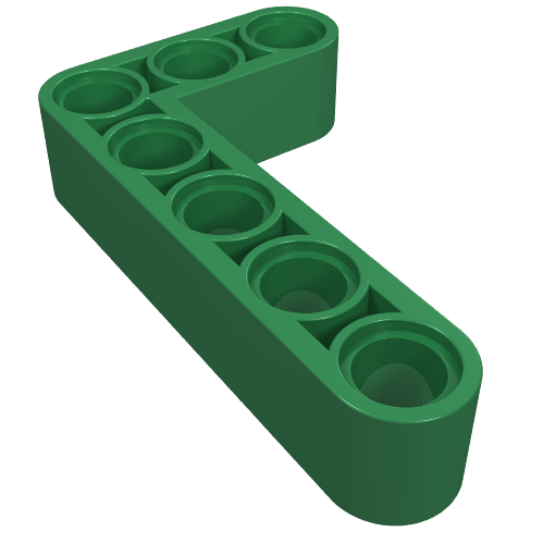 Part 32526 - Technic, Liftarm, Modified Bent Thick L-Shape 3 x 5 - De BrickPlaats