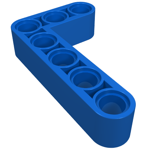 Part 32526 - Technic, Liftarm, Modified Bent Thick L-Shape 3 x 5 - De BrickPlaats