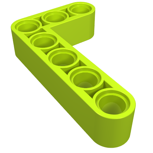 Part 32526 - Technic, Liftarm, Modified Bent Thick L-Shape 3 x 5 - De BrickPlaats