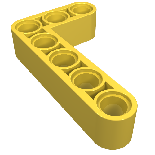 Part 32526 - Technic, Liftarm, Modified Bent Thick L-Shape 3 x 5 - De BrickPlaats