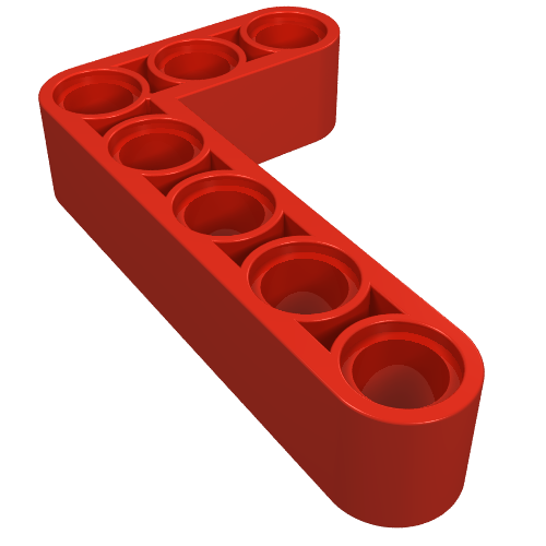 Part 32526 - Technic, Liftarm, Modified Bent Thick L-Shape 3 x 5 - De BrickPlaats